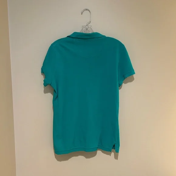 Lacoste Green Polo Shirt Vintage Washed Size 40 - Picture 2 of 4